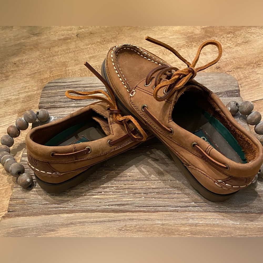 Vintage Bass Youth 3‎ 1/2 M Leather Loafers